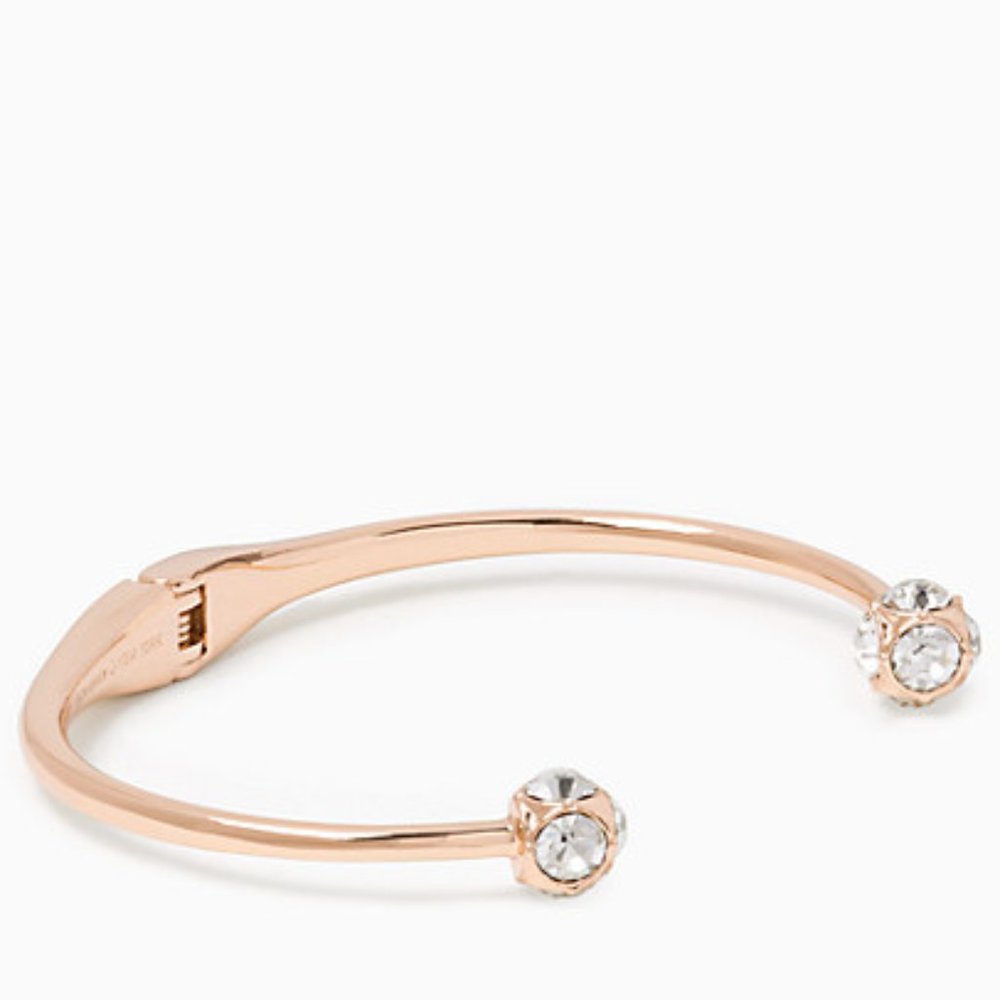♠️ Kate Spade Rose Gold Lady Marmalade Open Cuff NWT - Picture 3 of 3